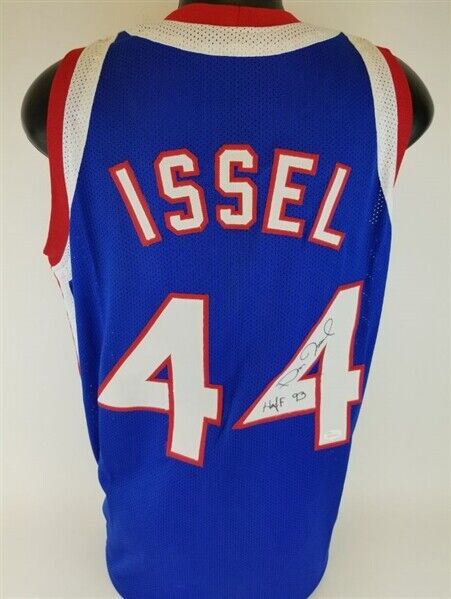 Dan Issel "HOF 93" Signed ABA's Kentucky Colonels Custom Jersey (JSA COA)