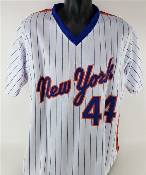 David Cone Signed New York Mets Jersey (Beckett) 5xWorld Series Champ Pitcher