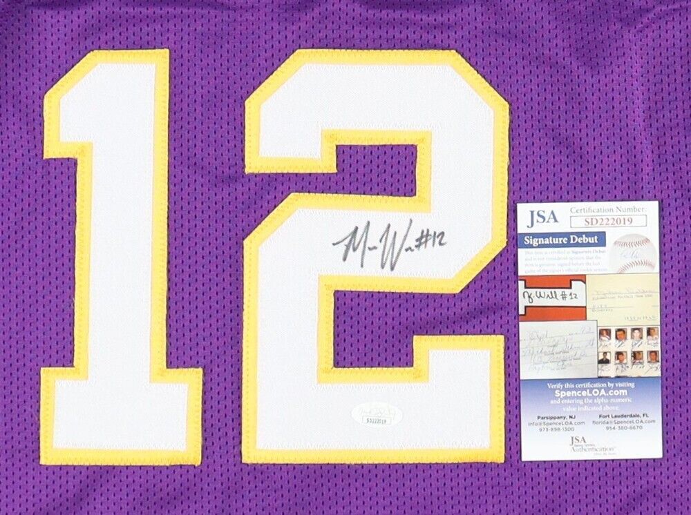 Mikaylah Williams Signed LSU Lady Tigers NCAA Basketball Jersey (JSA)