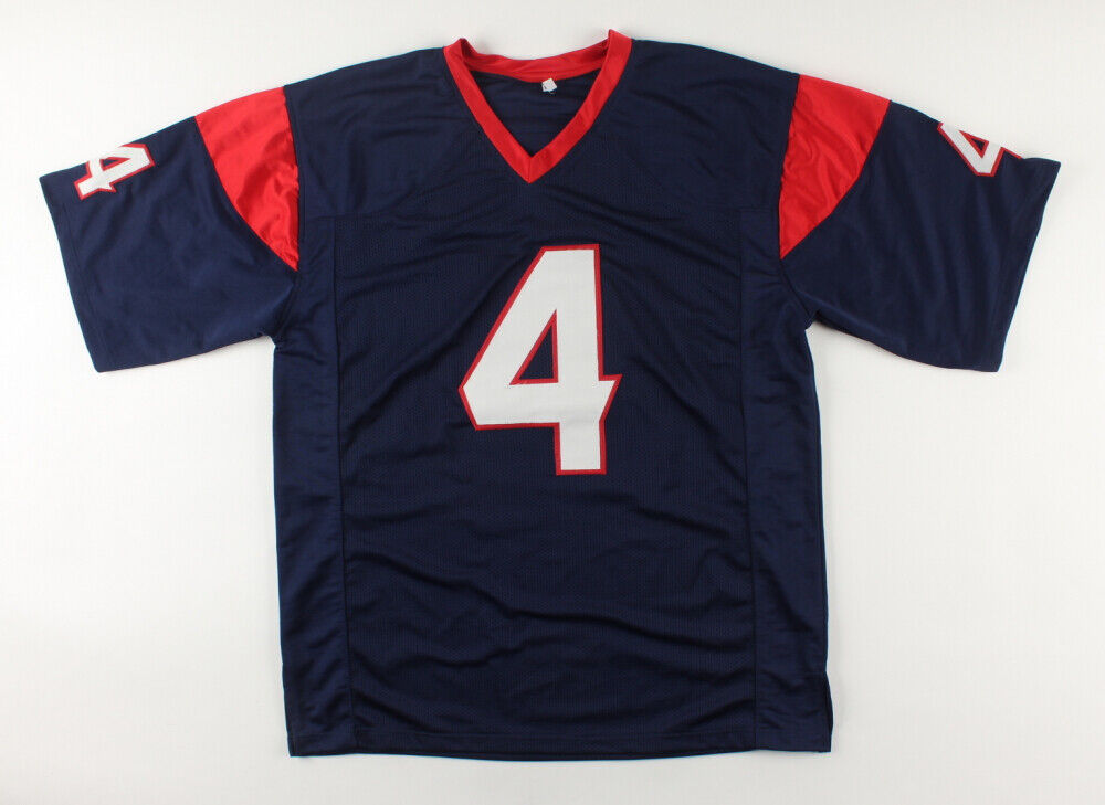 Deshaun Watson Signed Houston Texans Jersey (Beckett COA) Former Clemson Q.B.