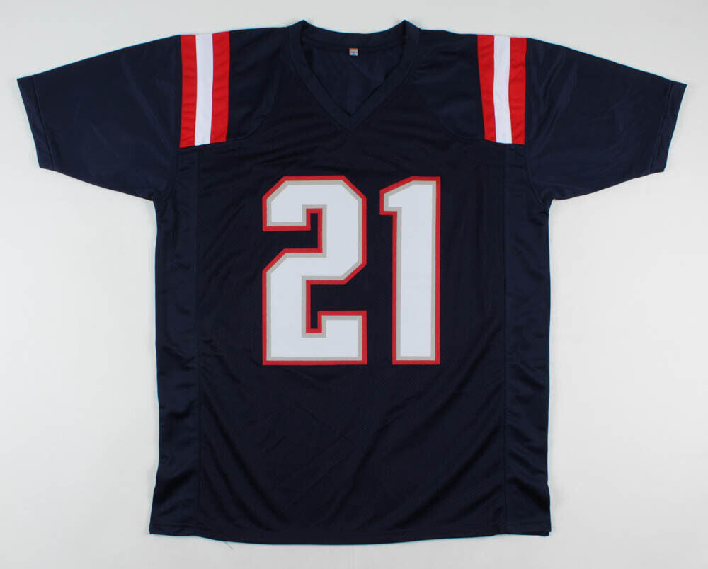 Adrian Phillips Signed New England Patriots Jersey (JSA COA) Pro Bowl Safety