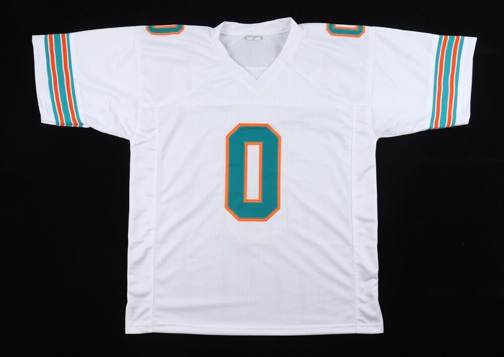 Braxton Berrios Signed Miami Dolphins Jersey (Beckett) Ex Hurricane Receiver