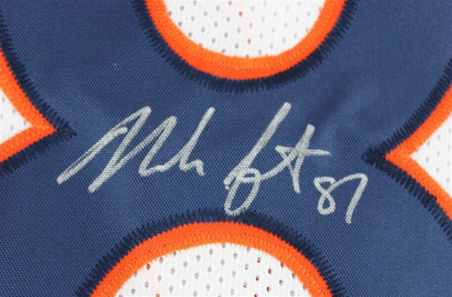 Noah Fant Signed Denver Broncos Home Jersey (JSA COA) 2019 1st Rd Draft Pick TE