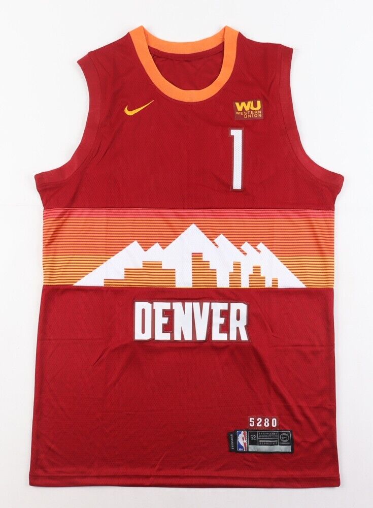 Michael Porter Signed Denver Nuggets Nike Jersey (JSA COA) 2018 #14 Overall Pck