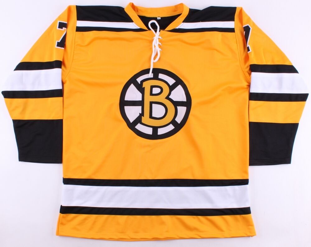 Phil Esposito Signed Bruins Jersey (JSA) First NHL player 100pts in a season