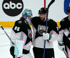 Nikita Kucherov & Andrei Vasilevskiy Signed 2023 All Star Game Puck (JSA COA)