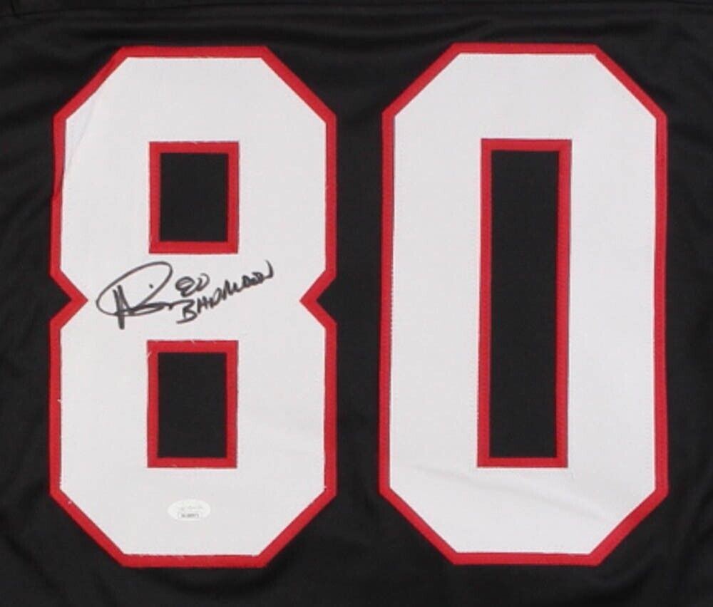 Andre Rison Signed Atlanta Falcons Jersey Inscribed Bad Moon (JSA) 5xPro Bowl WR