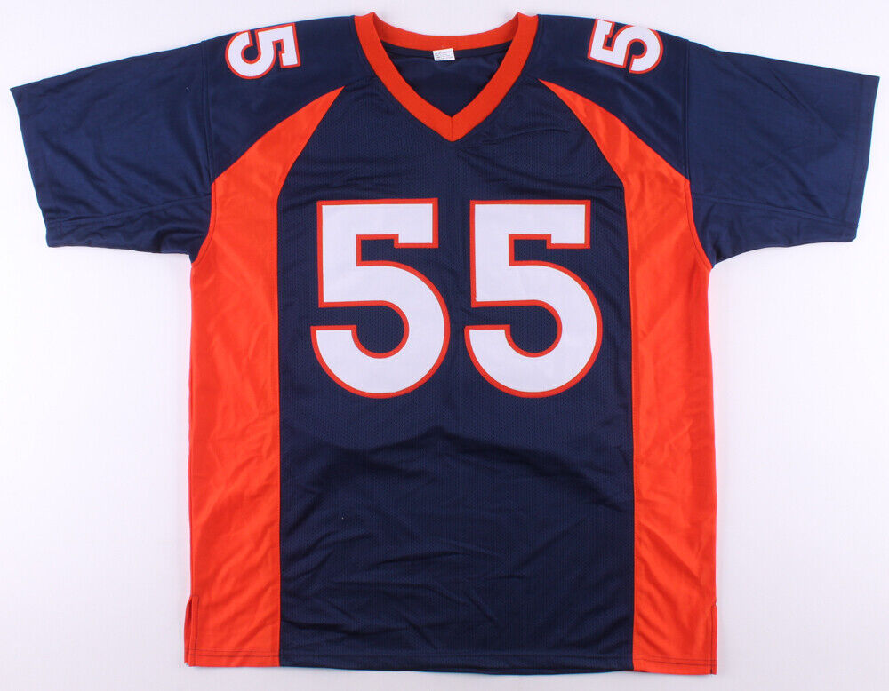 Bradley Chubb Signed Denver Broncos Jersey (Beckett COA) N.C. State Linebacker