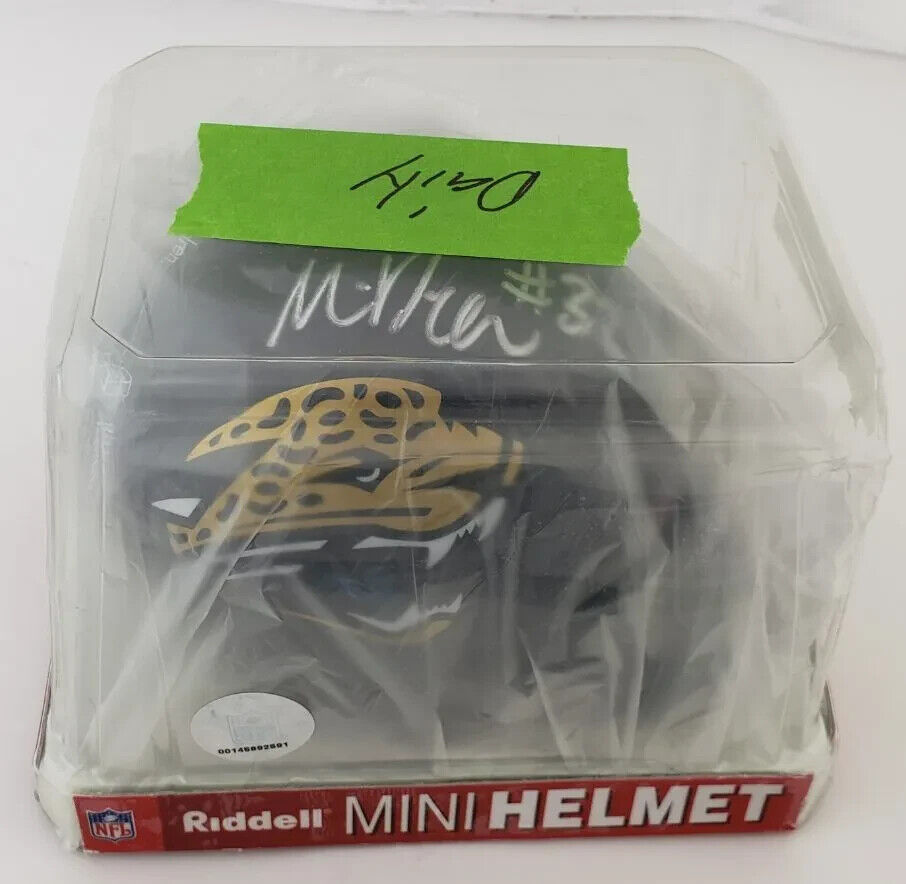Maurice Jones-Drew Signed Jackosnville Jaguars Mini Helmet (JSA COA) 3xPro Bowl