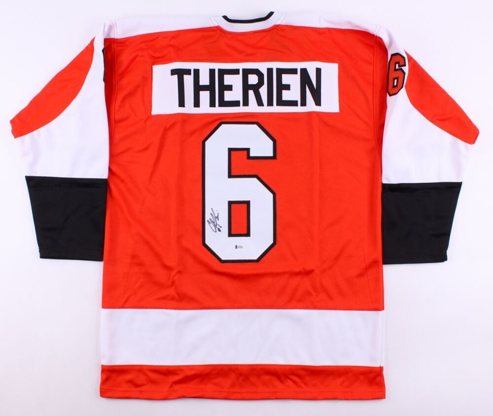 Chris Therien Signed Philadelphia Flyers Jersey (Beckett) career 1994–2006