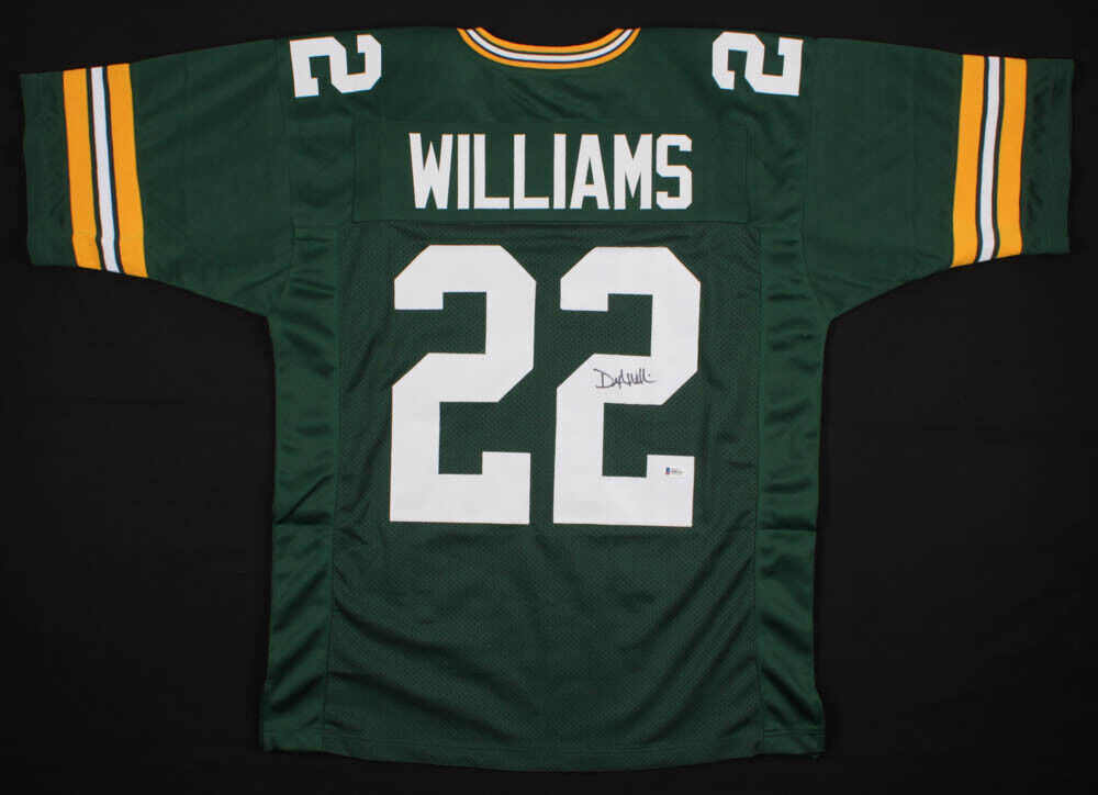 Dexter Williams Signed Green Bay Packers Jersey (Beckett COA) 2019 Draft Pick RB
