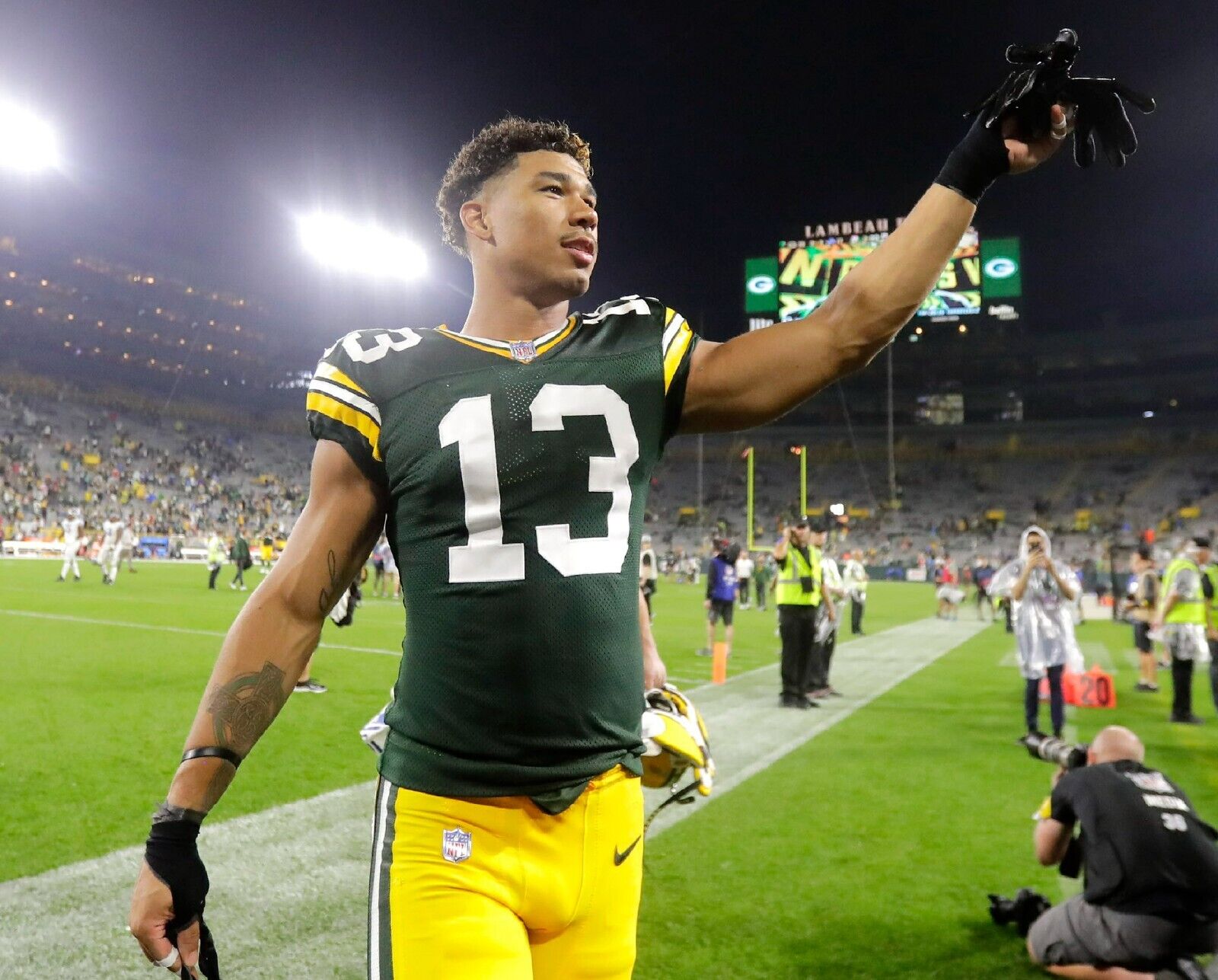 Allen Lazard Signed Green Bay Packers Throwback Jersey (JSA COA) Wide Receiver