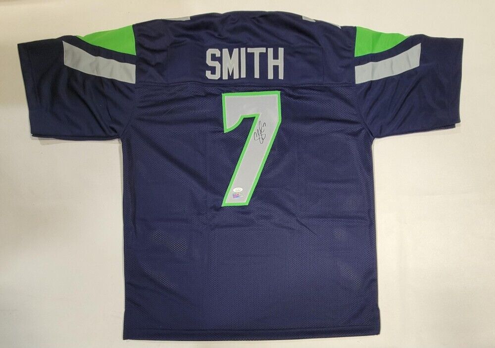 Geno Smith Signed Seattle Seahawks Jersey (Players Ink)2022 Pro Bowl Quarterback