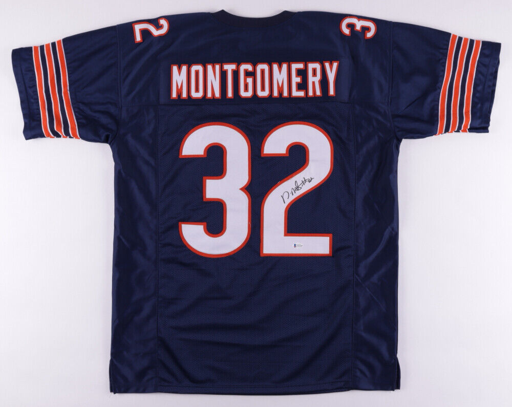 David Montgomery Signed Chicago Bears Jersey (Beckett COA) Iowa State R.B