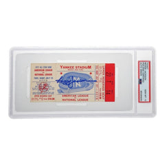 Reggie Jackson Signed 1982 New York Yankees A.L.C.S Ticket (PSA 10 Encapsulated)