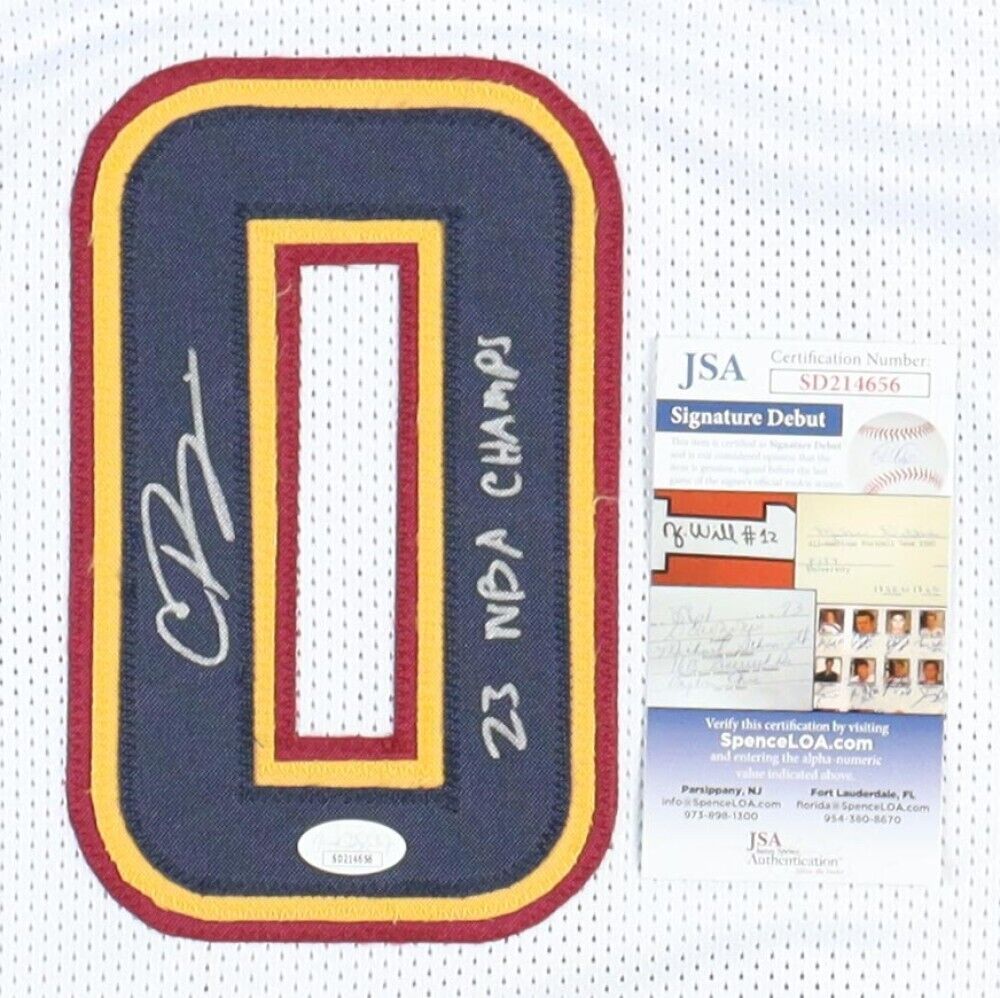 Christian Braun Signed Denver Nuggets Jersey Inscribed "23 NBA Champs" (JSA COA)