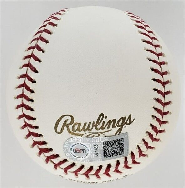 George Springer Signed Official 2017 Astros World Series Baseball (USA SM COA)