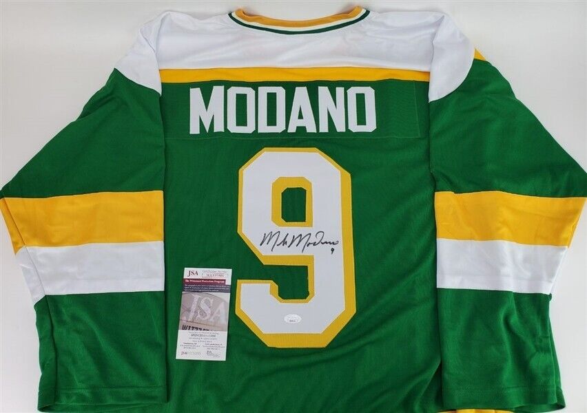 Mike Modano Signed Minnesota North Stars Jersey (JSA COA) 1988 #1 Draft Pick
