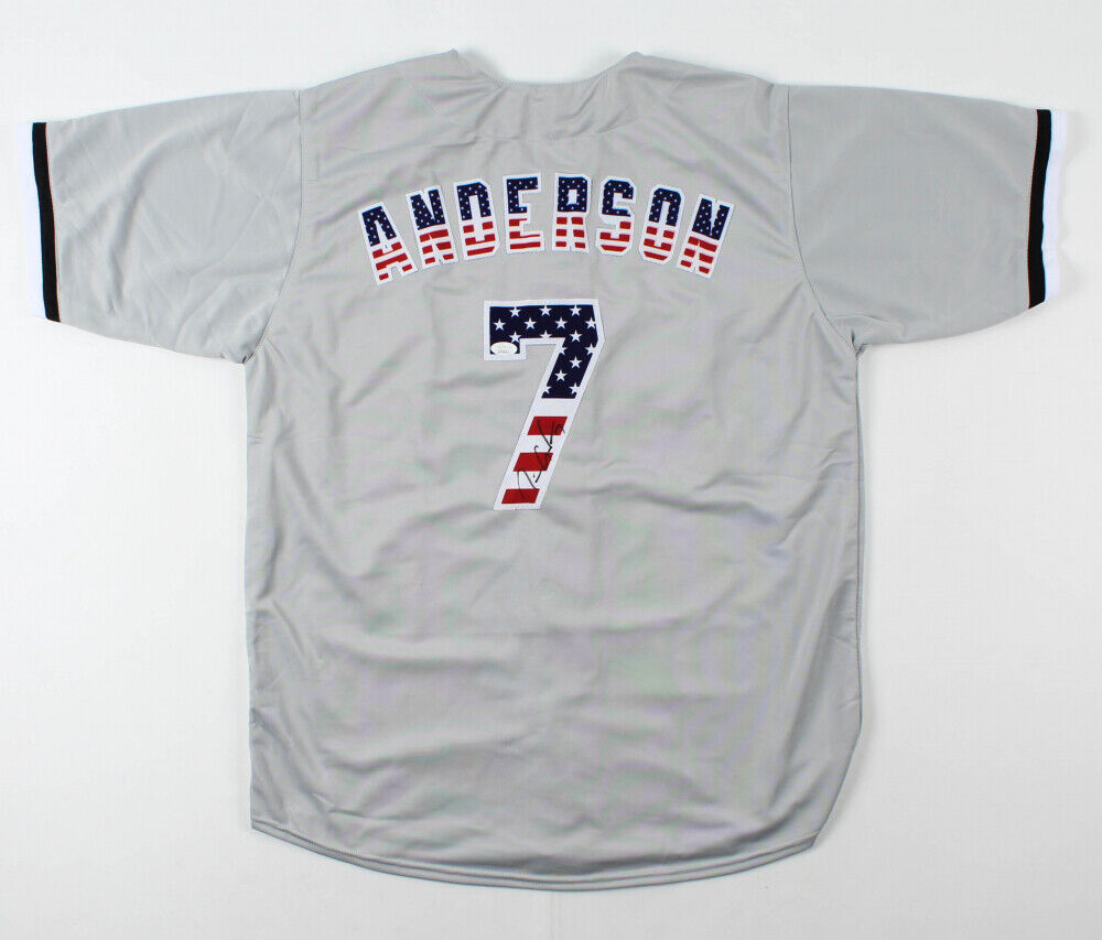Tim Anderson Signed Chicago White Sox Jersey (JSA COA) Memorial Day Jersey