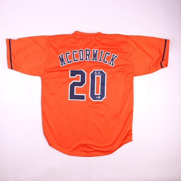 Chas McCormick Signed Houston Astros Jersey (Beckett) 2022 World