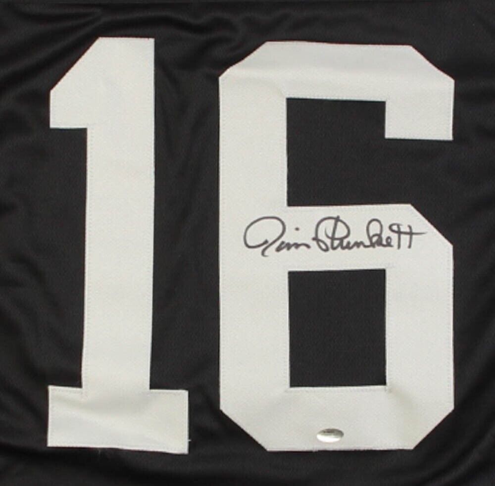 Jim Plunkett Signed Oakland Raiders Jersey (Schwartz Sports) Super Bowl XV M.V.P