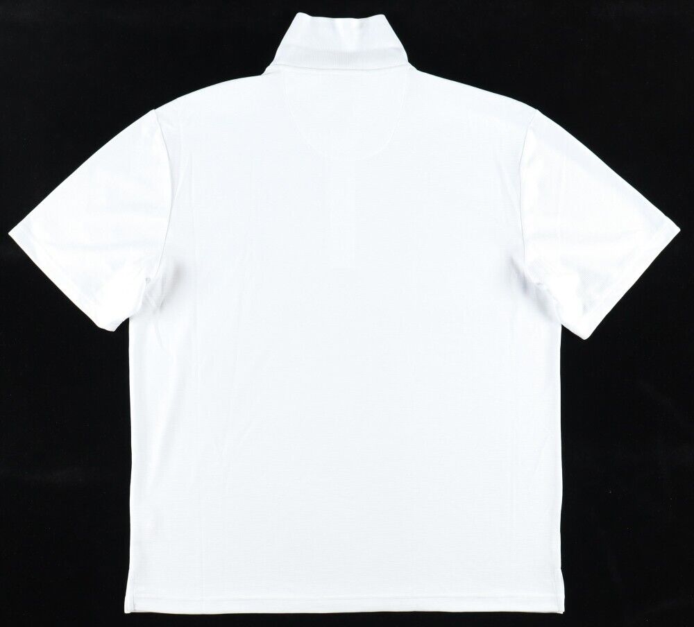 Charlie Sheen Signed White Polo Shirt (Beckett Holo)