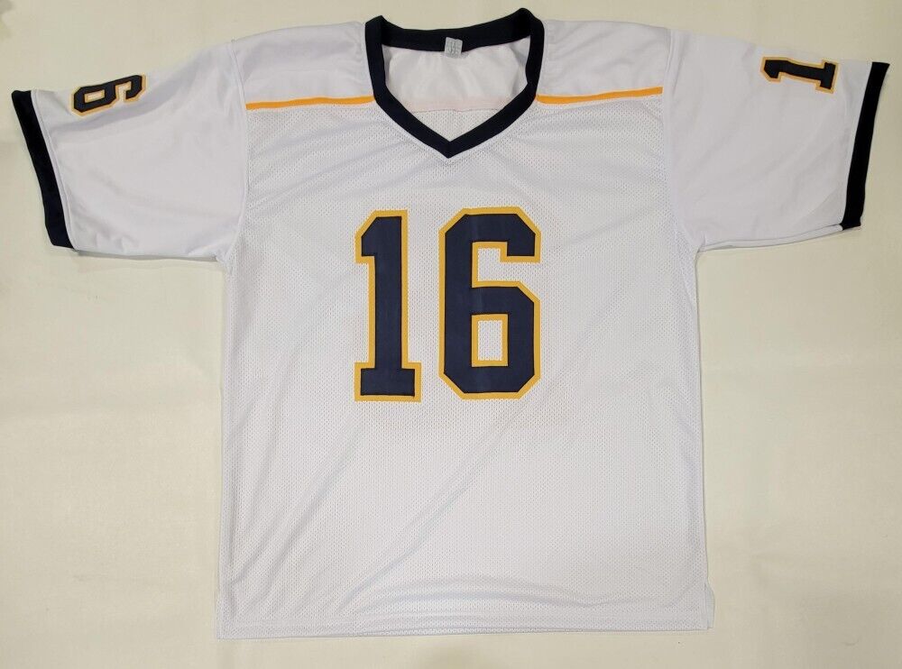 Denard Robinson Signed Michigan Wolverines White Home Throwback Jersey (Beckett)