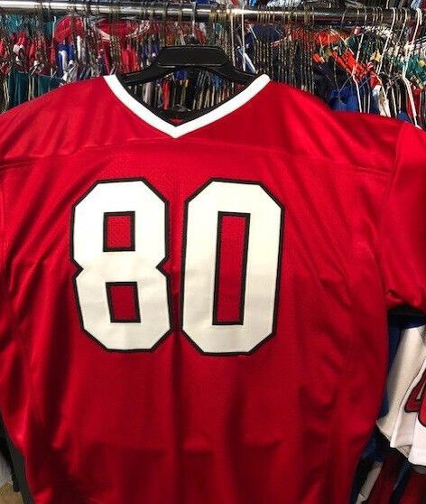 Andre Rison Signed Red Atlanta Falcons Jersey (JSA) Super Bowl Champion (XXXI)