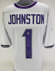 Quentin Johnston Signed TCU Horned Frogs Jersey (JSA COA) L A Chargers Receiver