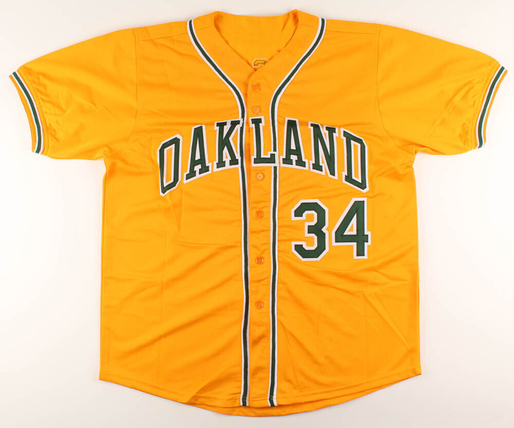 Rollie Fingers Signed Oakland Athletics Jersey (JSA) 3xWorld Series Champion A's