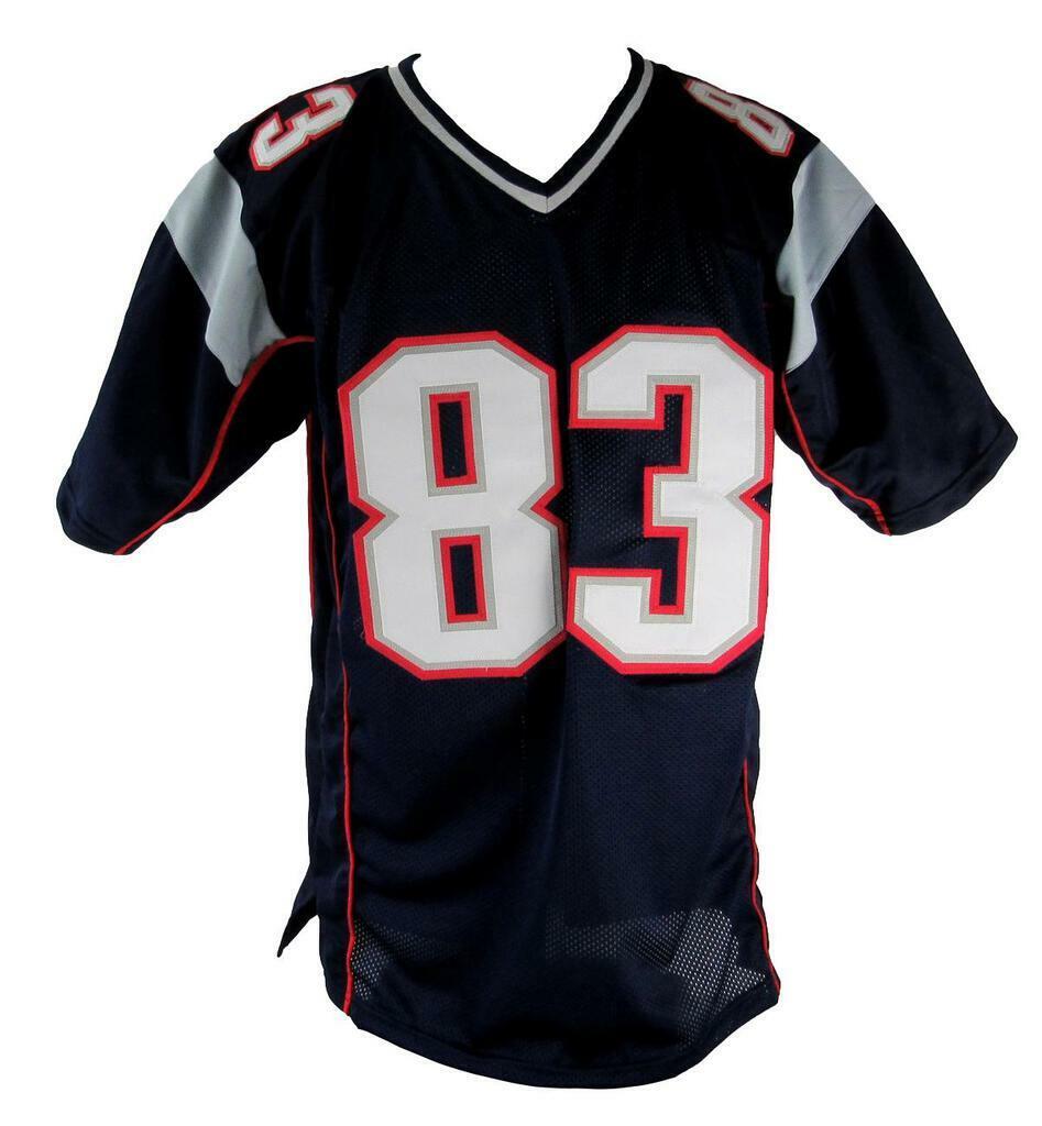 Deion Branch Signed New England Patriots Jersey (JSA COA) Super Bowl XXXIX MVP