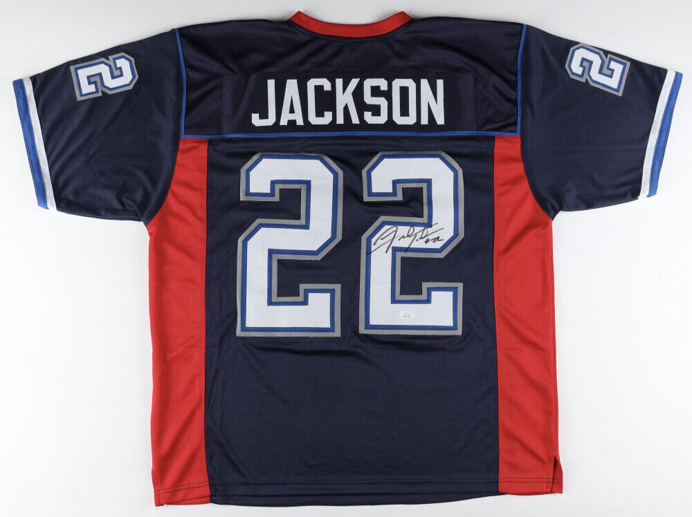 Fred Jackson Signed Bills Throwback Jersey (JSA COA) Buffalo R.B. 2006–2015