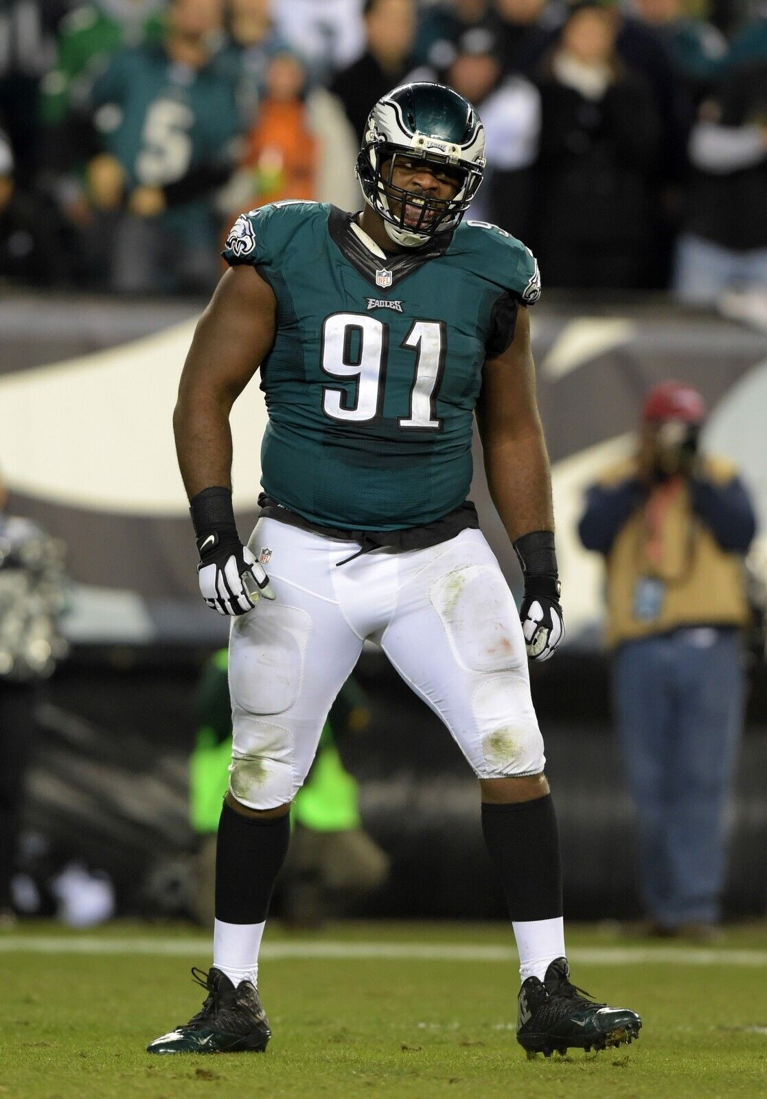 Fletcher Cox Signed Philadelphia Eagle Jersey (Beckett Hologram) 4×Pro Bowl D.E.