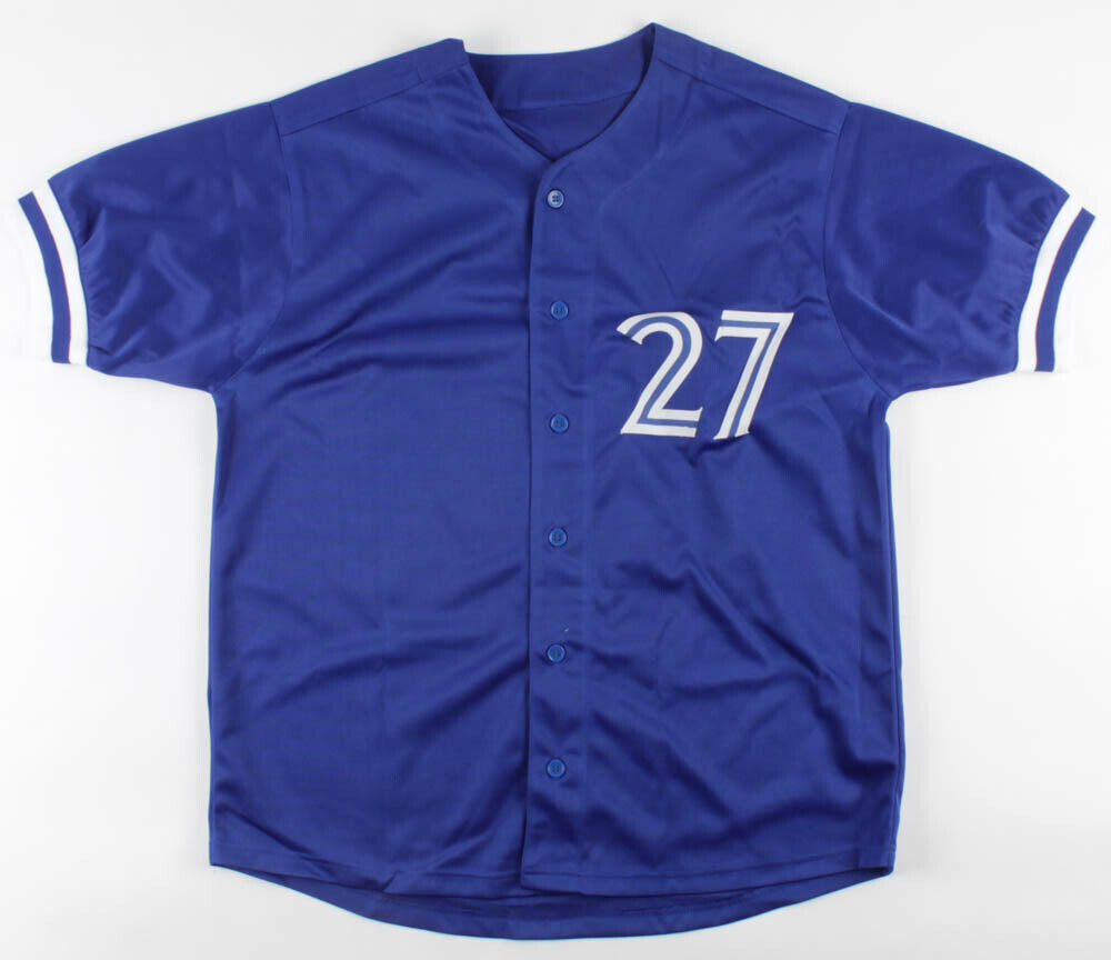 Vladimir Guerrero Jr Signed Blue Jays Jersey (JSA COA)Toronto Rookie Phenom 1B