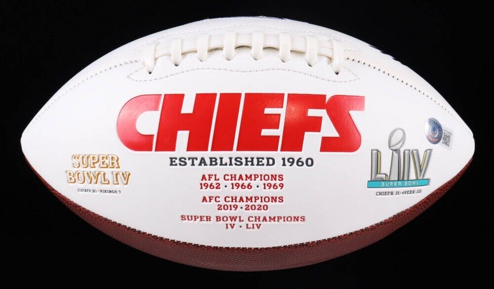 Nick Bolton Signed Kansas City Chiefs Football (Beckett) Super Bowl LVII Champ