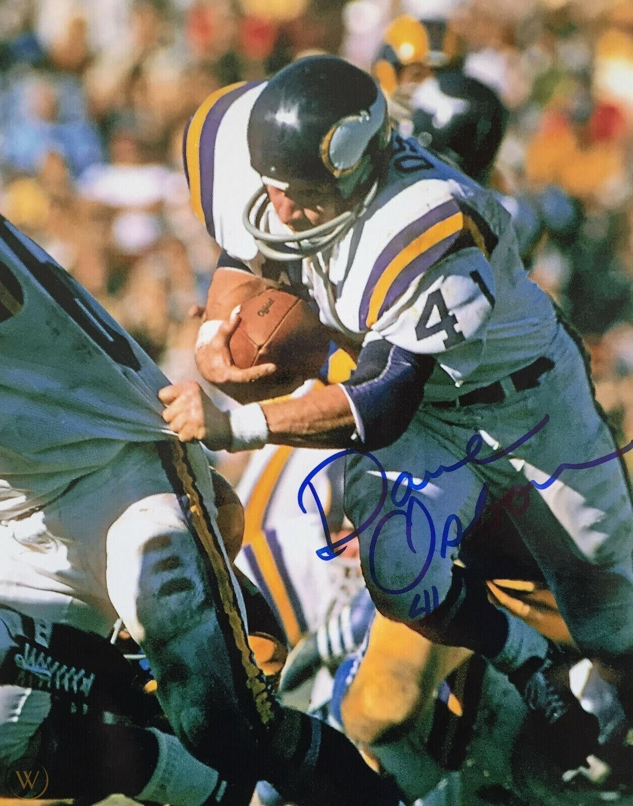 Dave Osborn Signed Vikings Jersey (JSA COA) Minnesota Running Back 1965-1975