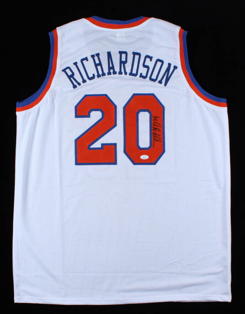 Micheal Ray Richardson Signed New York Knicks Custom "Sugar" Jersey (JSA COA)