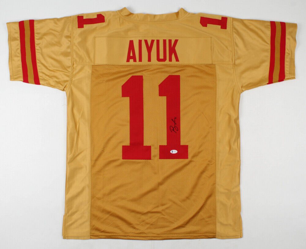 Brandon Aiyuk Signed San Francisco 49ers Jersey (Beckett COA) 1st Rd Pick WR