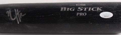 Nico Hoerner Signed Rawlings Bone Rubbed Big Stick Pro Model Bat (JSA COA) Cubs