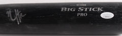 Nico Hoerner Signed Rawlings Bone Rubbed Big Stick Pro Model Bat (JSA COA) Cubs