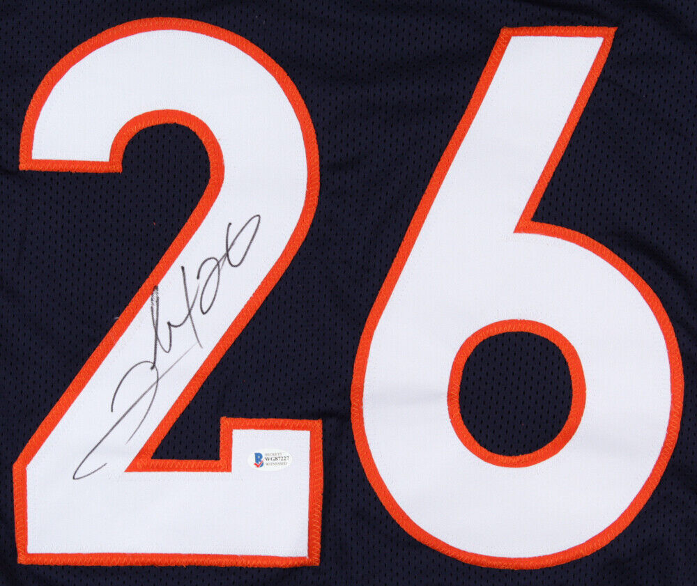 Clinton Portis Signed Denver Broncos Jersey (Beckett COA) 2×Pro Bowl R.B.