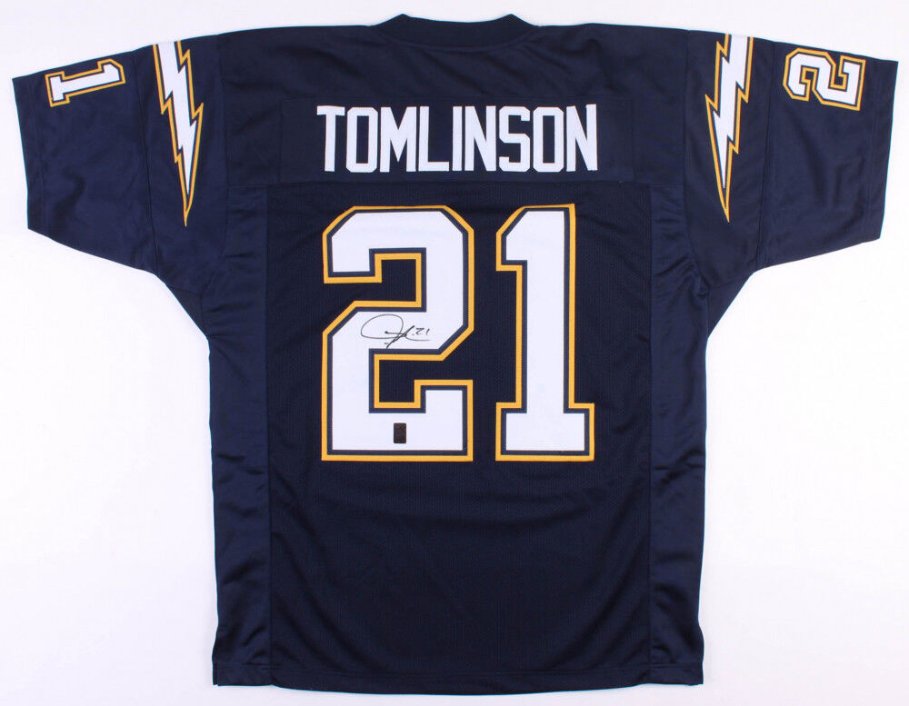 LaDainian Tomlinson Signed Chargers Jersey (Tomlinson Hologram) 5×Pro Bowl R.B.
