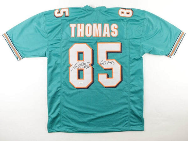 Lamar Thomas Signed Miami Dolphins Jersey Go Phins(JSA COA) Mia