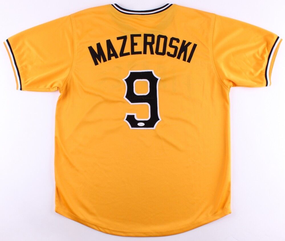 Bill Mazeroski Signed Pirates Jersey (JSA) 10xAll Star / 2xWorld Series Champion