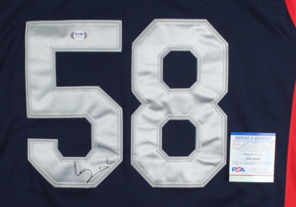 Luis Castillo Signed Cincinnati Reds Jersey (PSA COA) 2xAll Star Game Pitcher