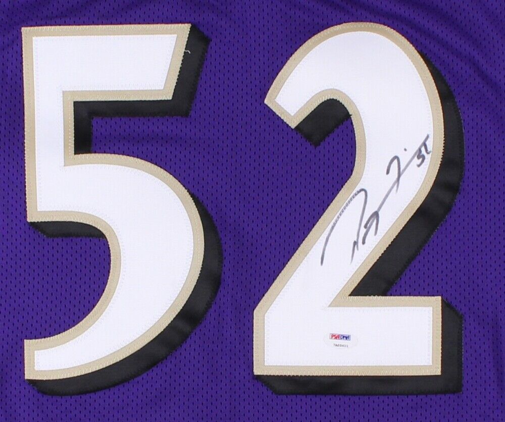 Ray Lewis Signed Ravens Jersey (PSA) 13xPro Bowl Linebacker / 2xSuper Bowl Champ