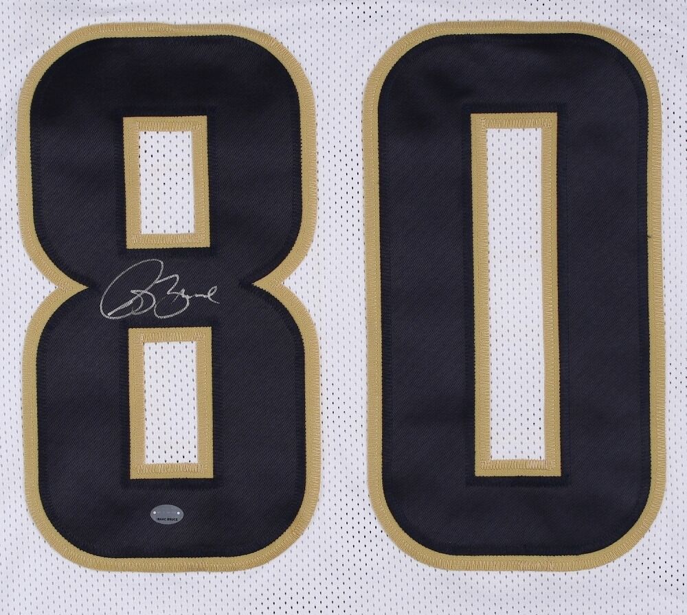Isaac Bruce Signed Rams Jersey (GTSM COA) 4xPro Bowl Wide Receiver