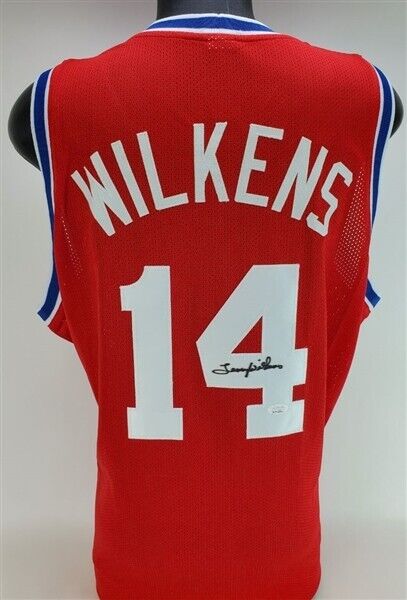 Lenny Wilkens Signed Hawks Jersey (JSA COA) St. Louis All Star Guard 1960–1968