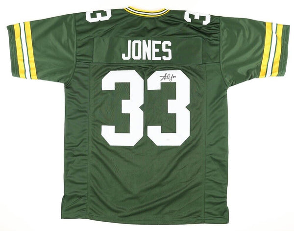 Aaron Jones Signed Green Bay Packers Custom Jersey (Beckett Witness  Certified)