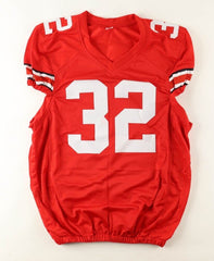 TreVeyon Henderson Signed Ohio State Buckeyes Jersey (Beckett) Soph Running Back